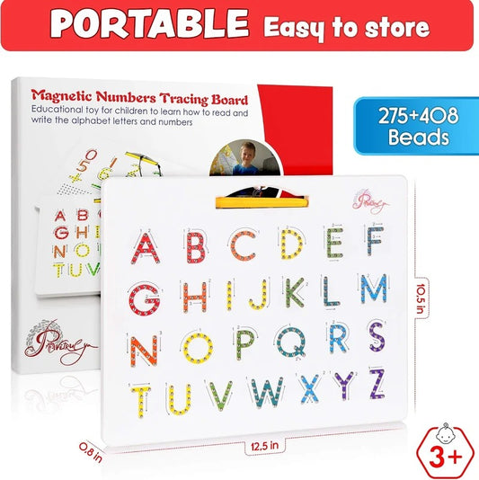Magnetic Alphabet Tracing Board