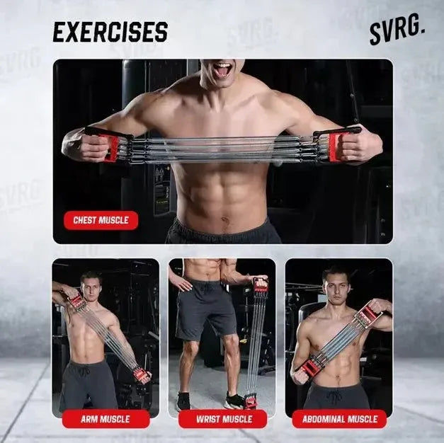 Body-Building Spring Chest Expander