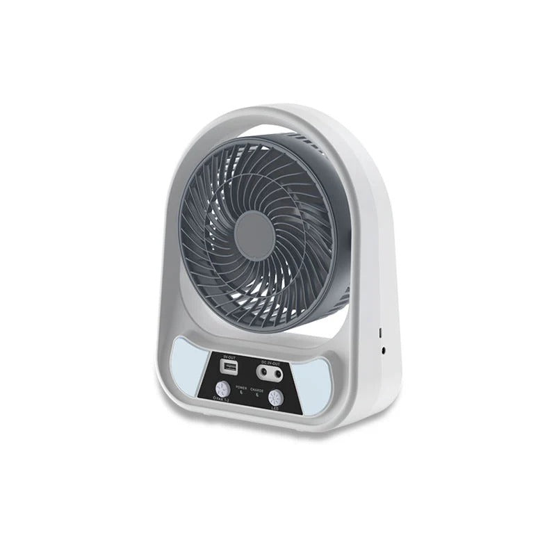 Rechargeable Solar Desk Fan