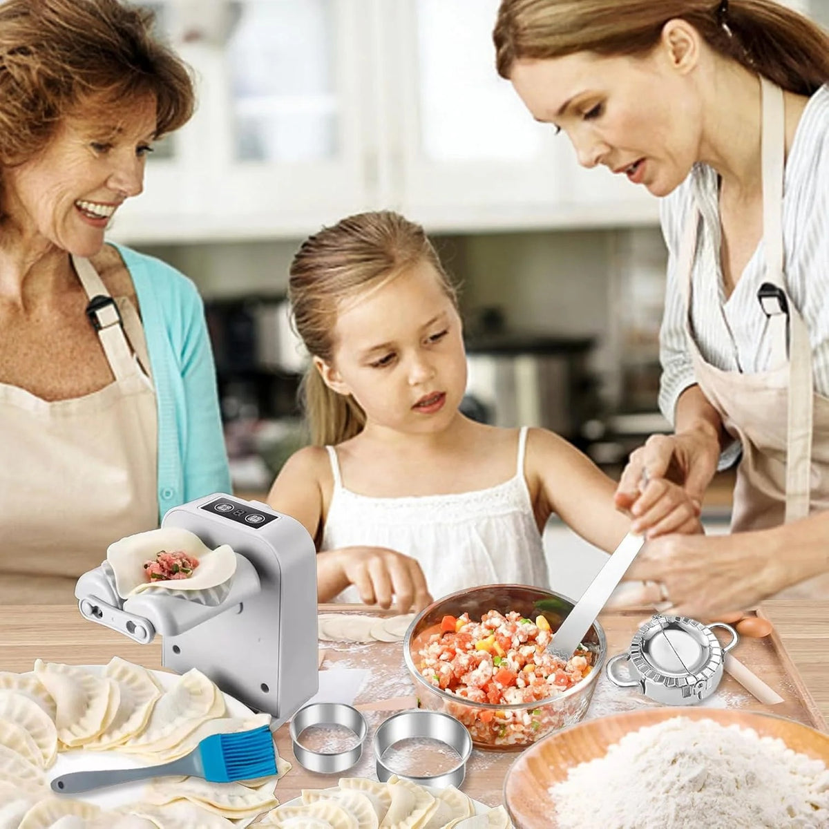 Electric Dumpling Maker Machine