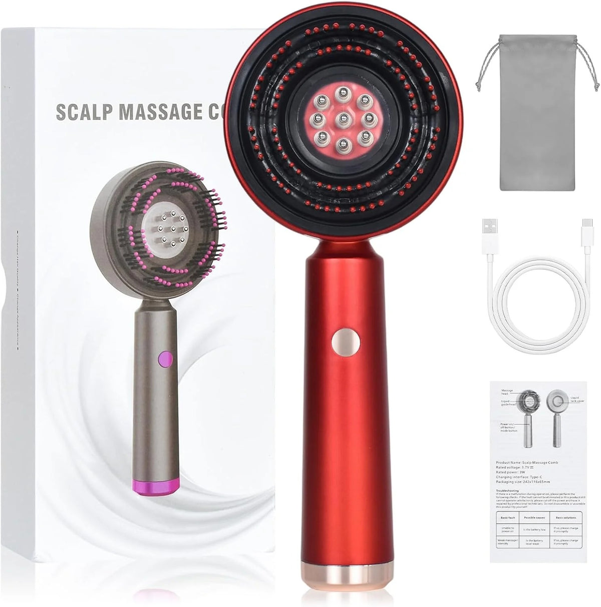 Electric Scalp Massage Comb